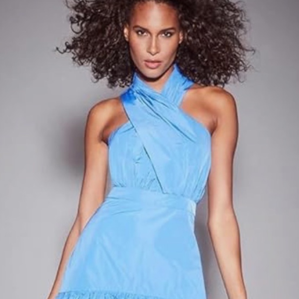 NWT Veronica Beard Radley Maxi Dress in Bluebell Size 12